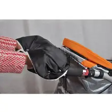 Теплая зимняя коляска, клатч, перчатки из плотного флиса, детская коляска для поездок, аксессуары для рук, муфта, водонепроницаемые перчатки, утеплитель, плюш, St