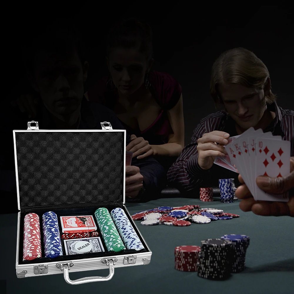 Nolie Casino Poker Chip Set 200 Pcs with Reinforced Aluminum Case for Gambling(11.5 Gram)