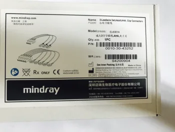 

3Lead wire set ,Adult,AHA,Clip connectors PN:EL6301A,(00103043252)new ,original