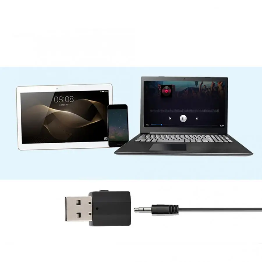 Bluetooth адаптер Универсальный USB портативный Bluetooth 5,0 беспроводной аудио передатчик приемник 2 в 1 адаптер bluetooth