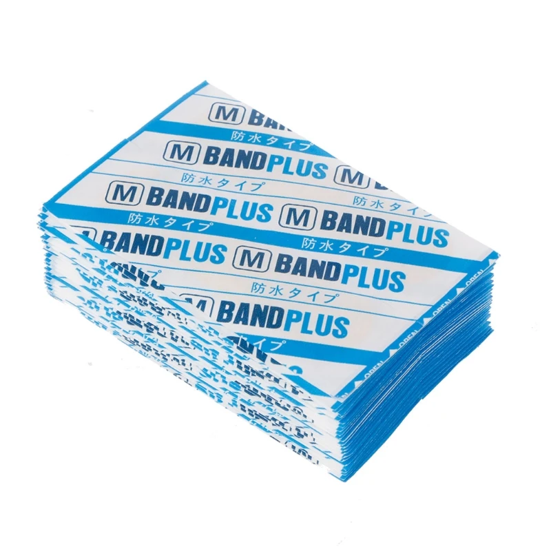 

50Pcs Breathable Waterproof Bandage Band-Aid Hemostatic Adhesive Sport Outdoor E65F