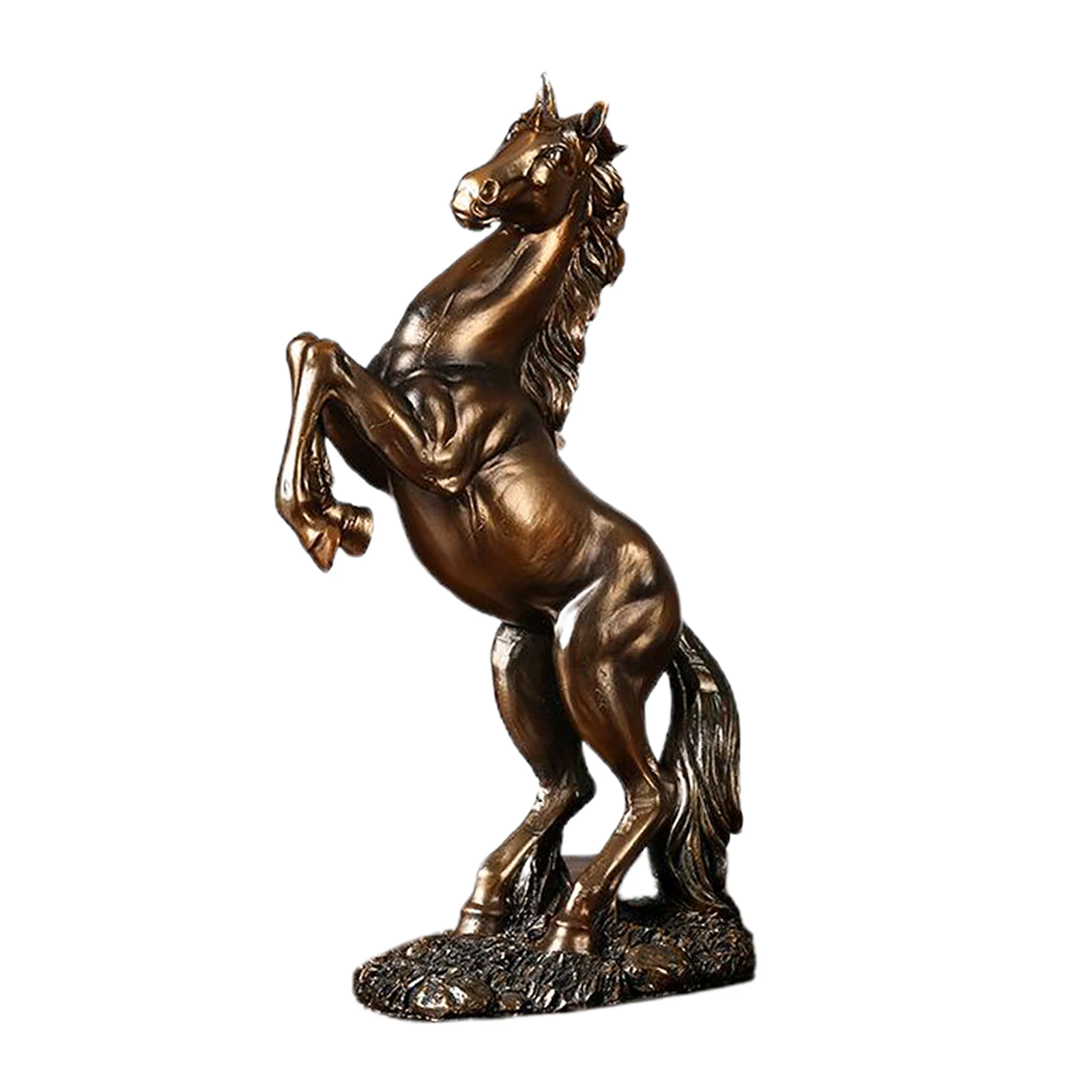 Modern Horse Statue Animal Sculpture Home Office Ornaments Figure Collection