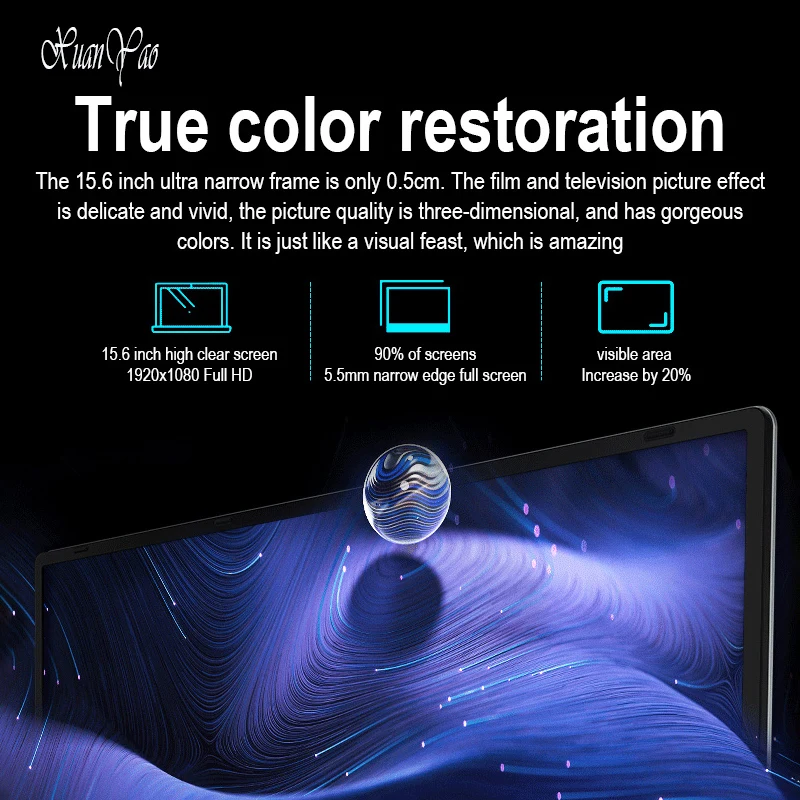XUANYAO Laptops 15.6 inch Large Screen PC Computer
