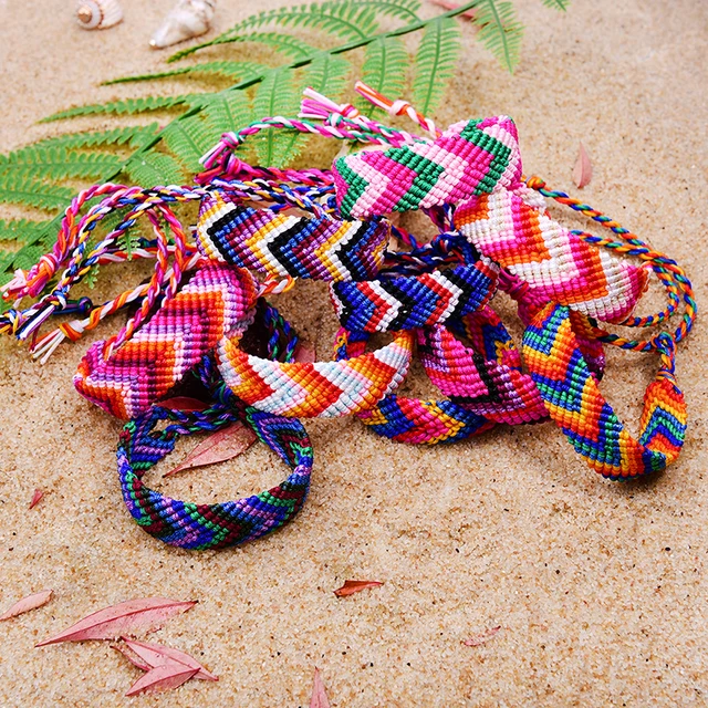 Chevron Summer Friendship Bracelets 