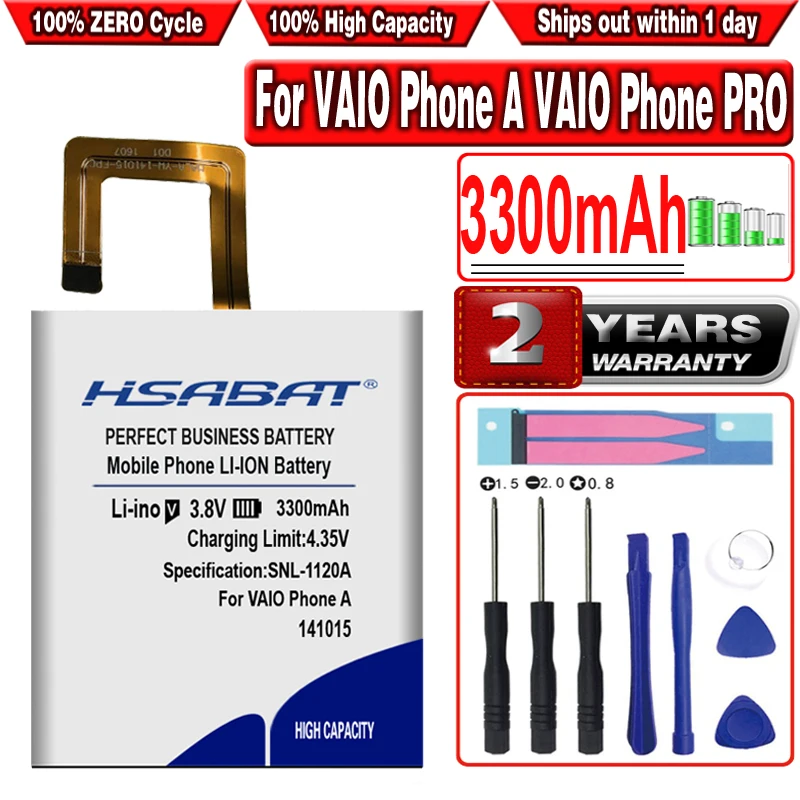HSABAT 3300mAh 141015 Battery for VAIO Phone A PRO | Мобильные телефоны и аксессуары