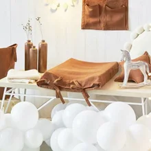 

HS Soft Reusable Changing Pad Cover Breathable Infant Changing Table Sheets Liner Cover Baby Nursery Supplies