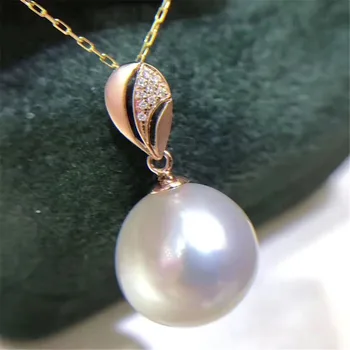 

DIY Accessory S925 Sterling Silver Pendant Holder Classic Bigger Pearl Pendant Jewelry Finding&Components