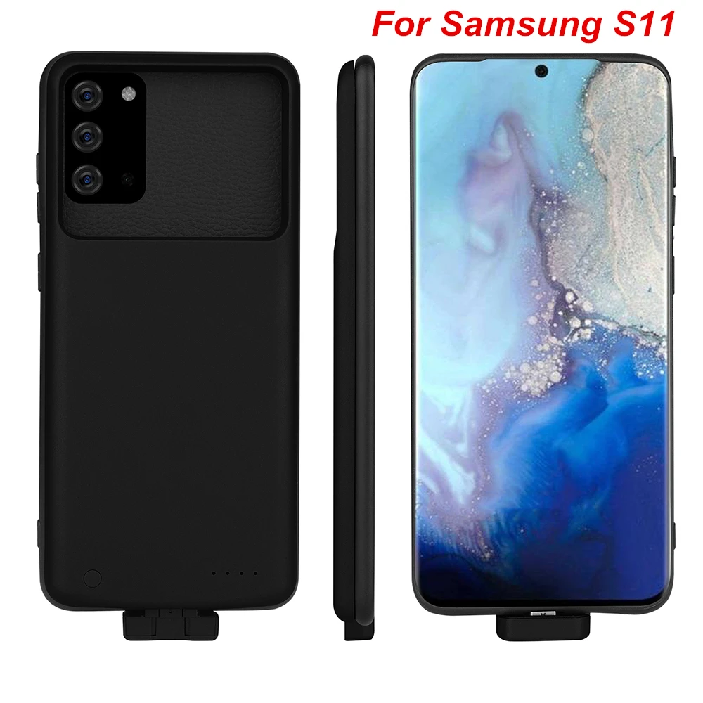 5000 мАч для Samsung Galaxy S11 чехол батареи смарт-зарядное устройство и внешний