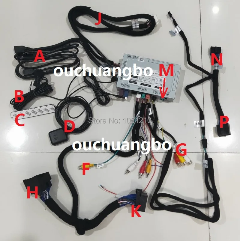  Ouchuangbo audio player radio recorder for Q3 2011-2016 support android 9.0 gps 8 inch 4GB RAM 64GB