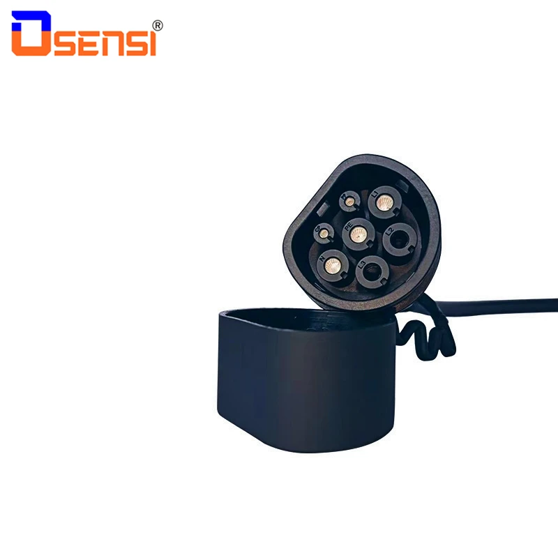 EV зарядное устройство 32A Тип 2 штепсельная вилка Stecker адаптер EVSE IEC 62196 конвертер