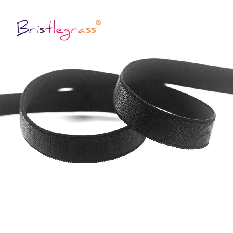 Bristlegrass Satin Elastic Band 3/8 Shiny Spandex Ribbon for Hair Tie Headband Dress DIY Sewing Trim (Combo A-3/8 inch x 24 Yards)