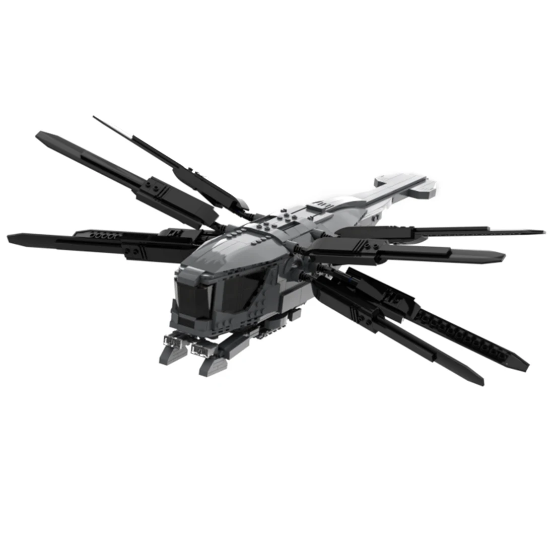 

Authorized MOC-90108 758Pcs Dune Atreides Ornithopter Sci-fi Movie Style Building Block MOC Toy Stem Kit (by brick_boss_pdf_)