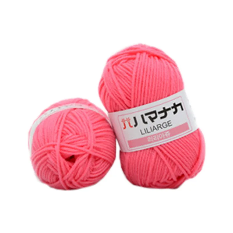 Soft Milk Cotton Yarn Fiber Velvet Wool Crochet Yarn For Hand Knitting DIY Sweater Blanket Scarf Sweater Blanket Toy - Цвет: 14