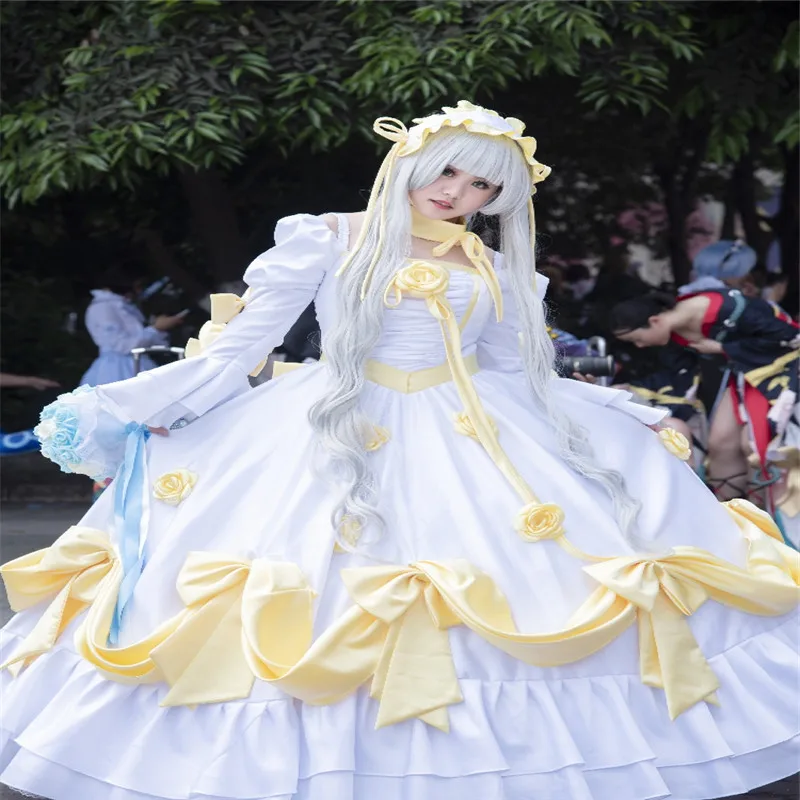 Аниме Косплей Костюм GOSICK викторике де блойс Свадебная женская одежда бальное платье Z