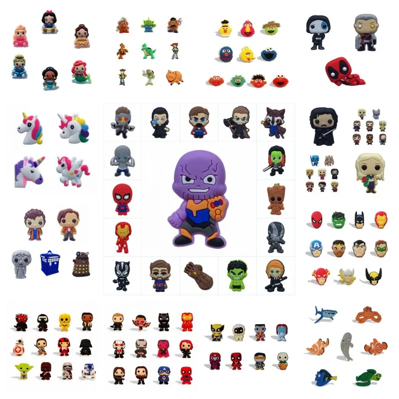 

50pcs Star Wars Avenger Fridge Magnet Anime Dragon Ball Magnetic Stickers for Home Decor Souvenir Refrigerator Magnets Kids Gift