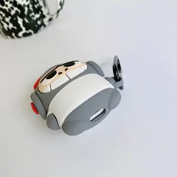 

Cute Gorilla Style Protective Case Silicone Cover for Airpods 1/2 with Carabiner