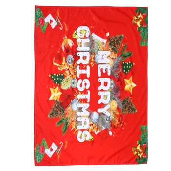 

Creative Christmas Table Cloth Scene Layout Prop Christmas Table Runner
