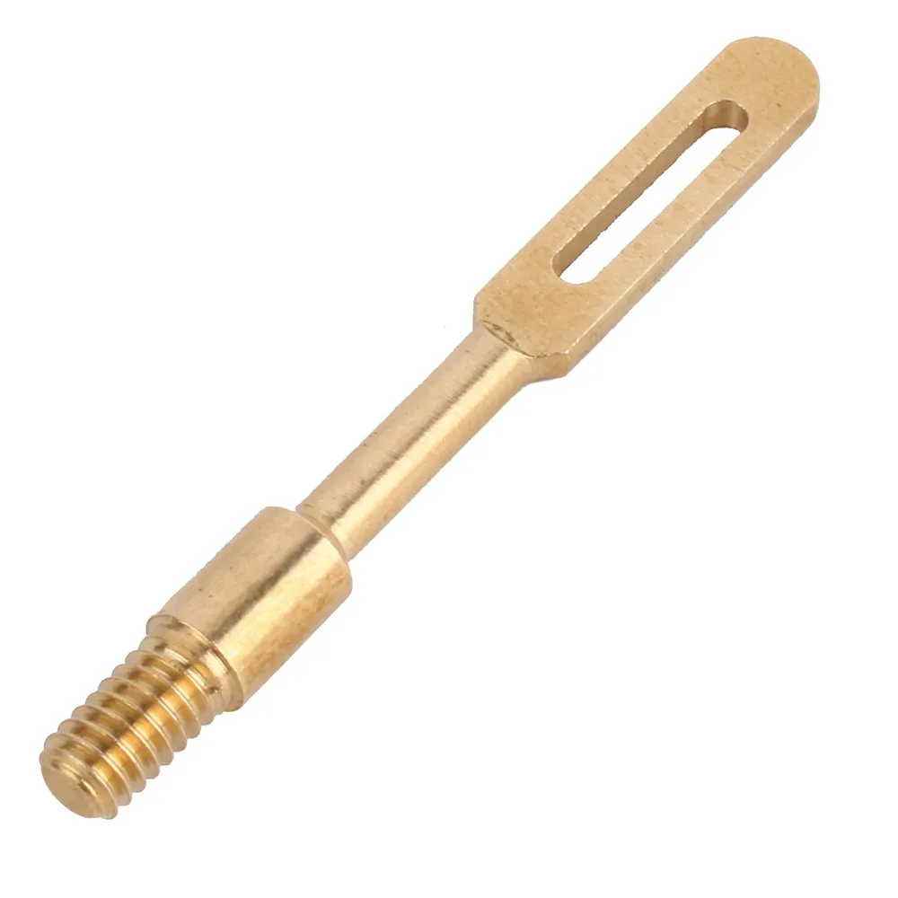 Hunting Gun Cleaning Patch Holder 8-32 Brass Slotted Tip Brush Head 7.62mm/9mm/.22/.223/5.56mm Rifle Pistol Gun Cleaning Tool rifle cleaning kit gun cleaning kit gun cleaning patch gun cleaning mat