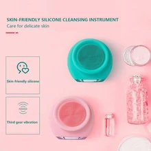 Силиконовая электрическая Массажная щетка для чистки лица, стиральные машины, долговечные водонепроницаемые очищающие инструменты