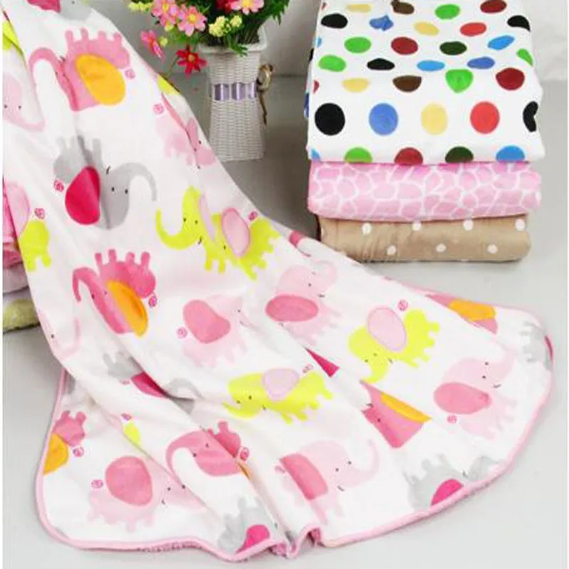 High Quality Plush Baby Blanket Newborn Swaddle Wrap Super Soft Baby Nap Receiving Blanket