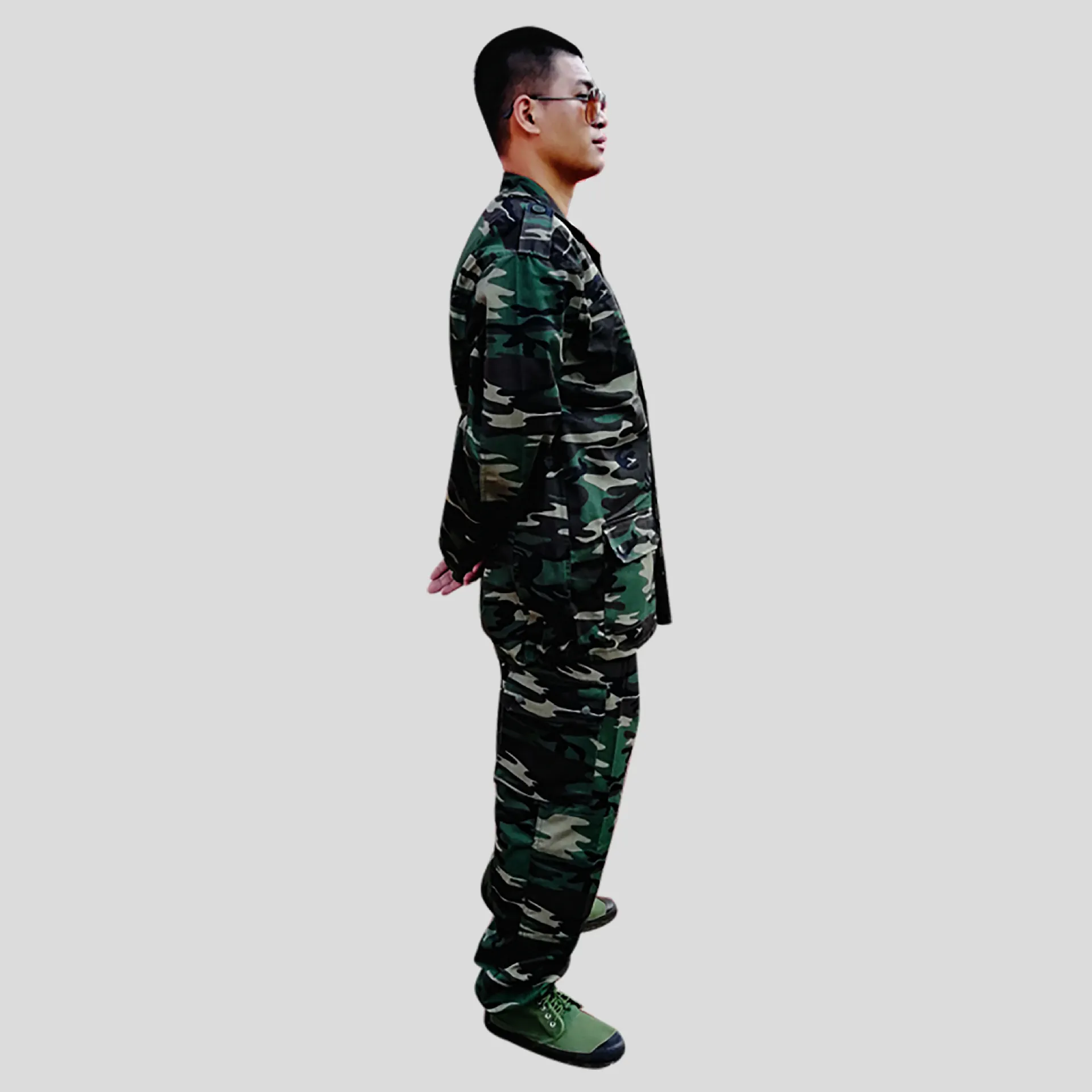 

HONDAR Deer | Customizable CVC Uniform Tactical Twill Overcoat Woodland Battle Suit Military Training Suit Uniform