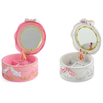 

Girls Musical Jewelry Boxes Ballerina Rotating Music Box Gramophone Toys for Children Kids Birthday Gifts