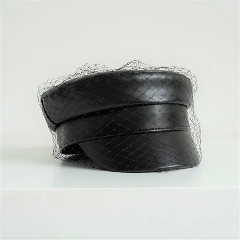 USPOP Brand Designer Fashion Autumn Winter Caps Women Mesh Yarn Newsboy Caps Flat Denim cotton newsboy cap