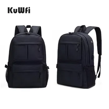 

KuWFi Casual Backpack Business Men Computer Backpack Laptop Bag 2020 Lady Anti-theft Travel Backpack Black