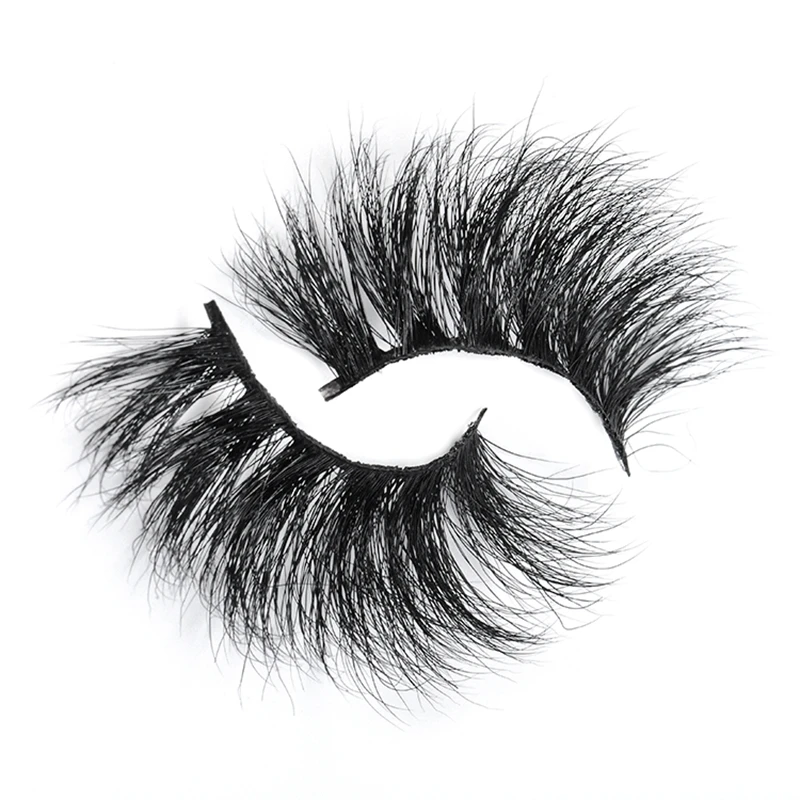 25mm False Eyelashes 3D Mink Eyelashes For Beauty Long Thick 25mm Lashes Natural Fake Eyelashes Reusable Volumn Mink Lashes