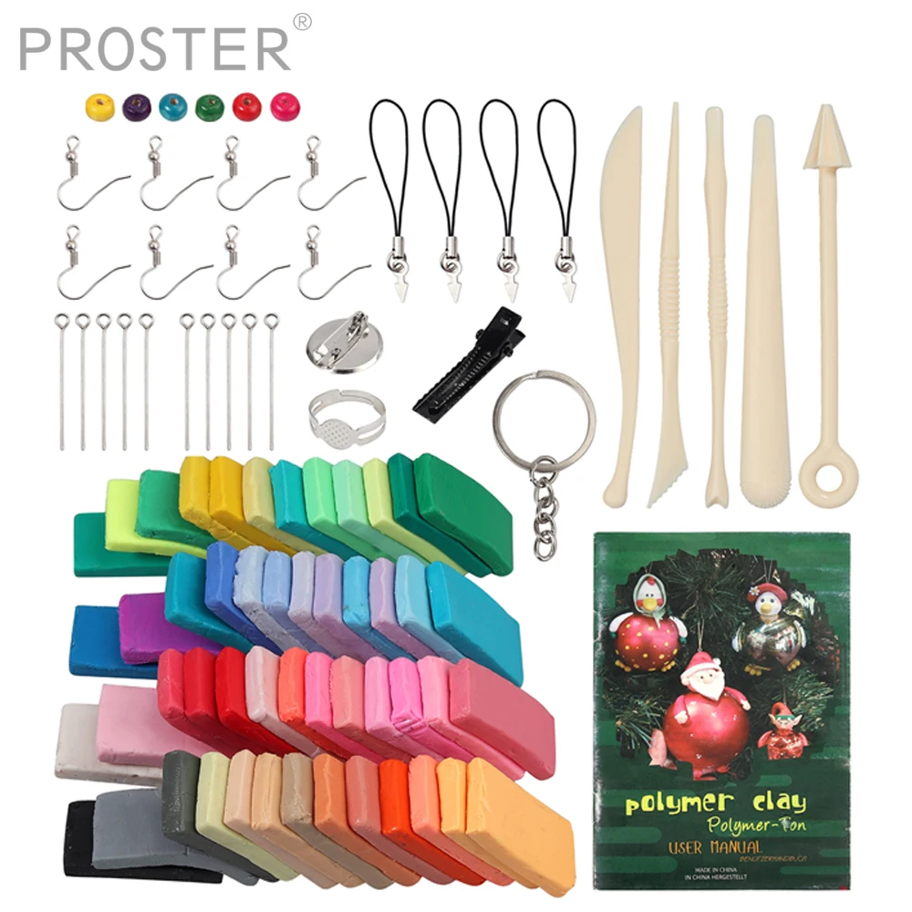 Proster 50 шт. DIY ремесло ковкого полимерный Моделирование мягкая глина звезды Ливи с