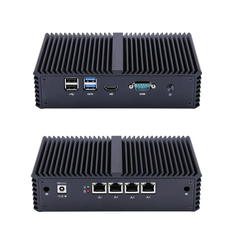 Мини-компьютер Qotom Core I3 I5 I7 AES NI без вентилятора PFsense брандмауэр мини-маршрутизатор