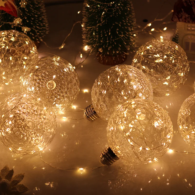 10 см размер, прозрачная медная гирлянда в форме сот, 3M, Guirlande Led Noel, декор для рождественской гирлянды на окно