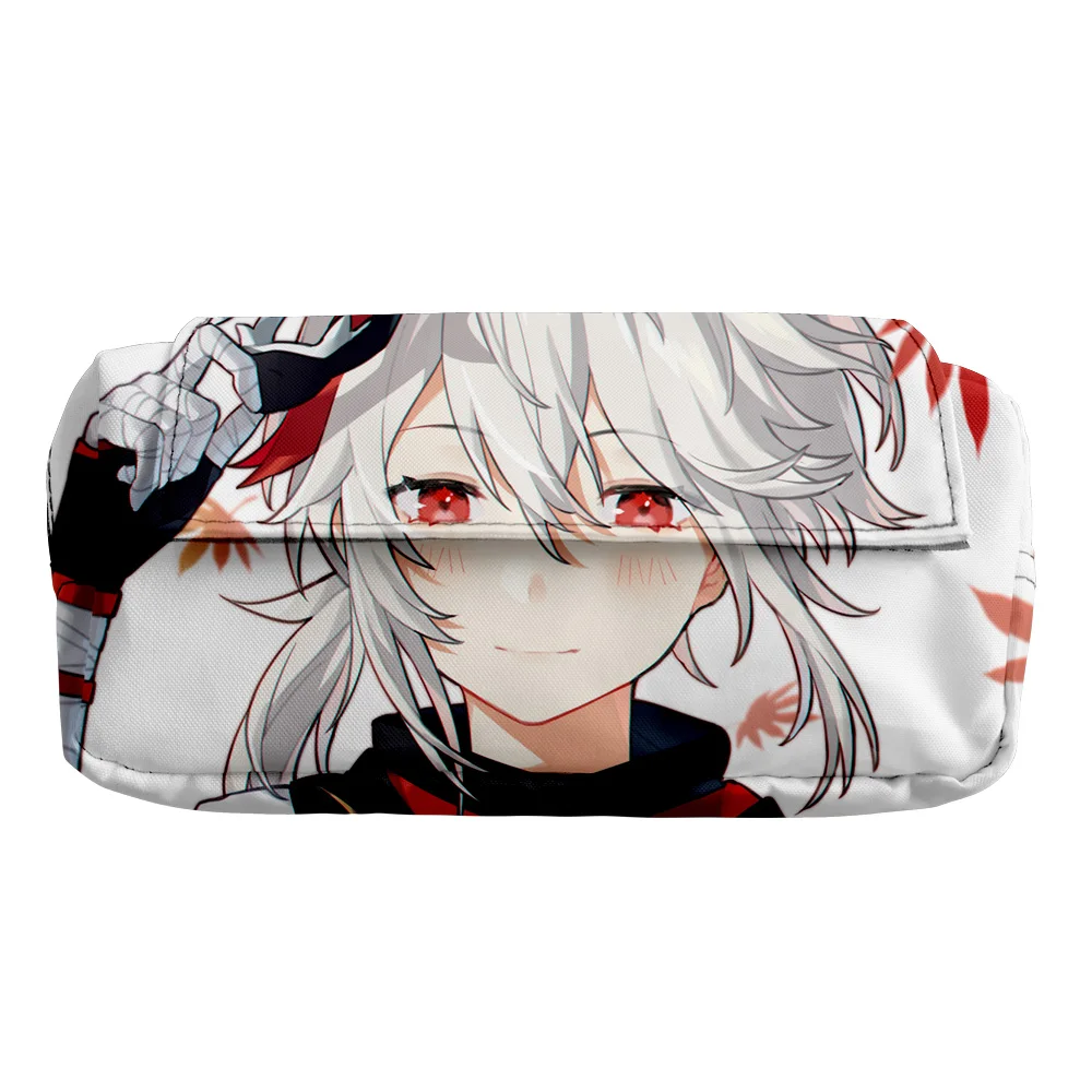 

2021 3D Genshin Impact Kaedehara Kazuha Women Simple Double layer Storage Bag Lady Bag Child Stationery Pencil Bag