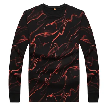 

Plus Fat plus Size Men Long Sleeve T Shirt Fat Man Fat Large Size Loose Leisure Round Neck Men's Wear Autumn Top Spuer