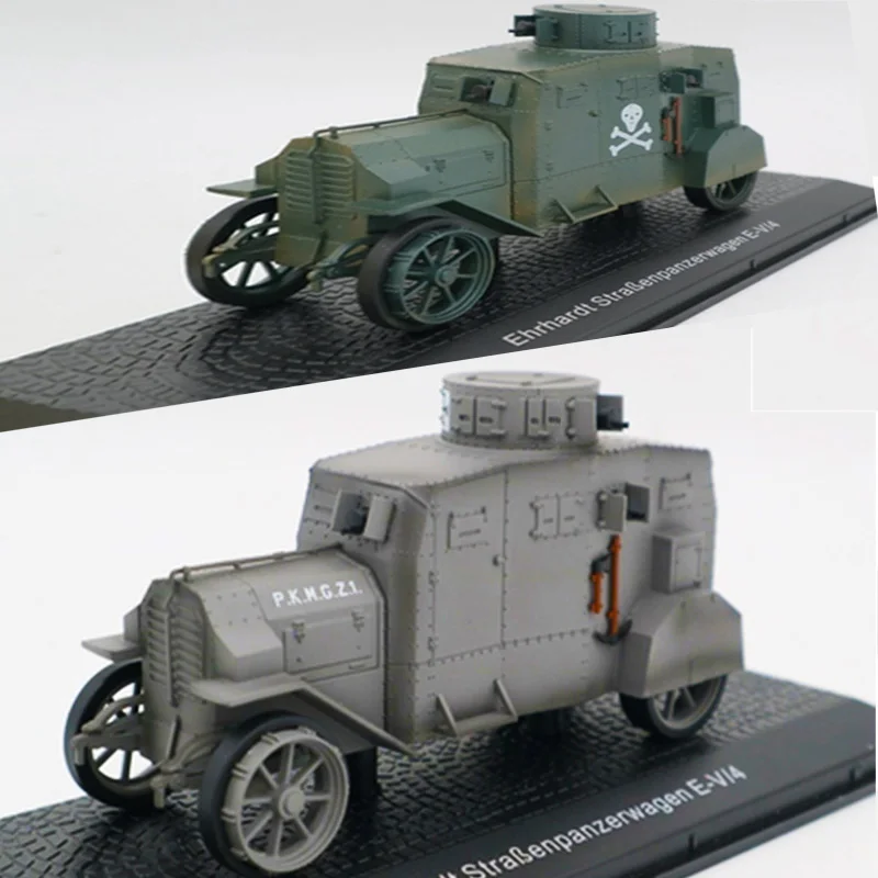 1:43WWI немецкий армейский бронированный автомобиль цельнометаллический модель