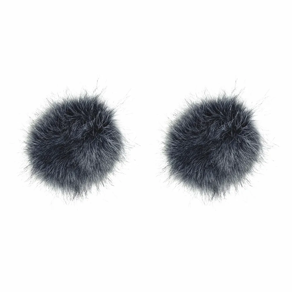 Binaural Mic Outdoor Fur Windshield Microfone Pára-brisas para 3dio Headbelt Recorder Espaço Livre Asmr Dead Cat Furry Windshield - Image 5