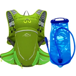 16L Ultralight Hydration Backpack (Green and 2L water)