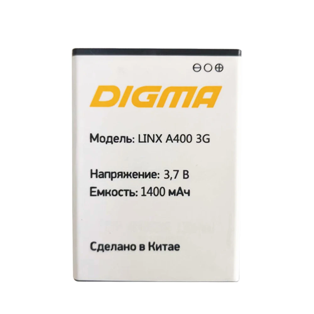 High Quality LINX A400 3G Battery for Digma Smart Phone battery 3.7V 1400mAh | Мобильные телефоны и аксессуары