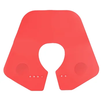 

Collar Shield With Magnet Buckle Hairdressing Silicone Salon Haircut Accessories Cape Hair Styling Tool Neck Wrap Professional