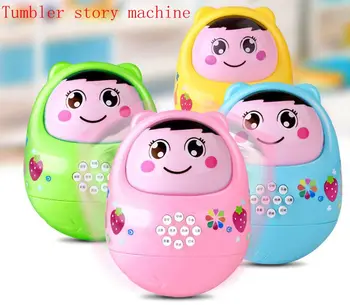 

1pc Funny Tumbler Story Machine Toy Early Education Over 2 Years Old Puzzle Multi-function Light Music Toy Funny Gift
