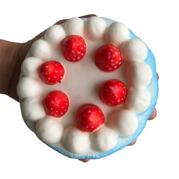 

Strawberry Cream Cake Squishy Slow Rising Press 10s- 15s Cake For Release Stress Toy