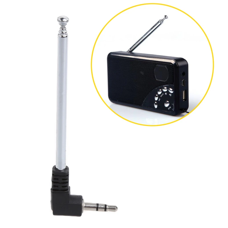 Antena receptora de Radio de 3,5mm, interfaz acero inoxidable, Radio FM, 1 ud.|Antena y receptor GPS| - AliExpress