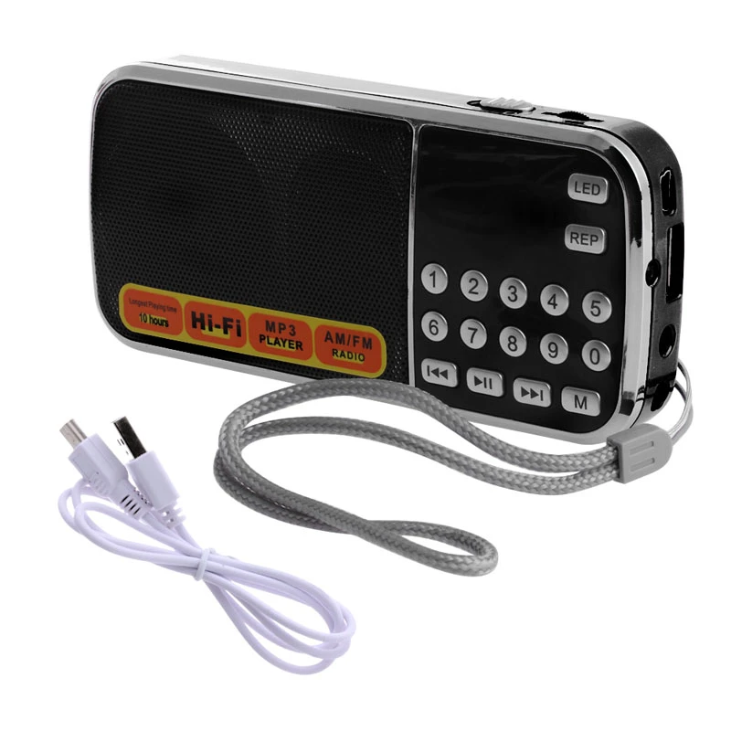 Mini LCD Receiver Digital FM AM Radio Speaker USB Micro SD TF Card Mp3 Player Mini LCD Receiver Digital FM AM Radio Speaker USB Micro SD TF Card Mp3 Player