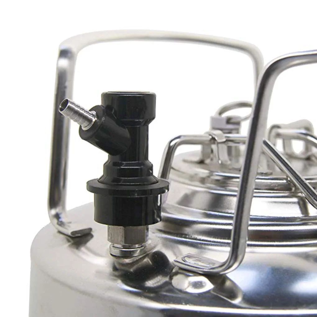 1 Pair Beer Faucet Connector Air Liquid Beer Keg Quick Disconnects Set Homebrew Ball Lock Beer Barbed Connectors