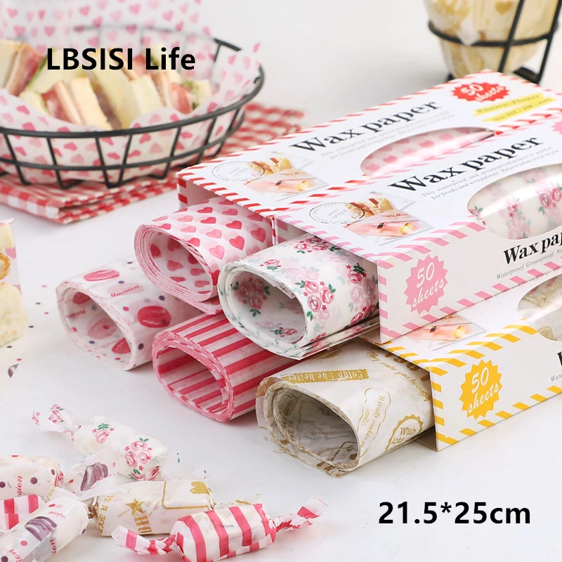 Lbsisi Hidup 100 Lembar Lilin Kertas Minyak Makanan Huruf Natal Pembungkus Kertas Greaseproof Baking Sabun Minyak Kemasan Kertas 21 8x25cm Paper Food Paper Packpaper Wrapping Aliexpress