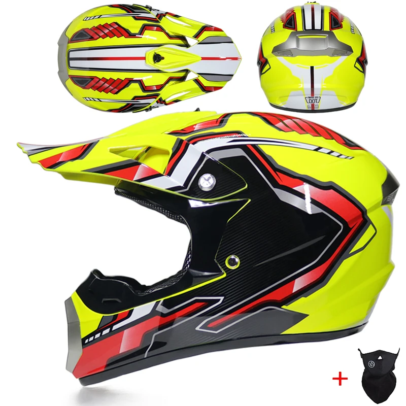MSUEFKD Best Sell Offroad Mountain Full Face Motobiker Helmet Classic Bike MTB DH Racing Helmet Motocross Downhill Bike Helmet - Цвет: 8b