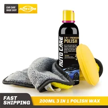 Polish Wax-Scratch-Remover Paint-Care Polishing-Repair-Kit Compound-Wax One-Step-Carnauba-Wax