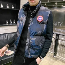 Waistcoat Men's Autumn& Winter Multi-color Vest Youth Korean-style Thick Casual MEN'S Outerwear Handsome Large Size Waistcoat F