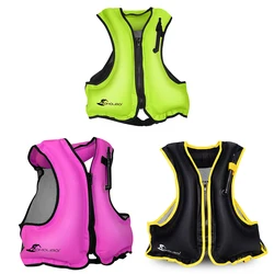 Adult Inflatable Swimming Life Vest Life Jacket Snorkeling Floating Surfing Water Safety Sports Life Saving Jackets Water Sports
