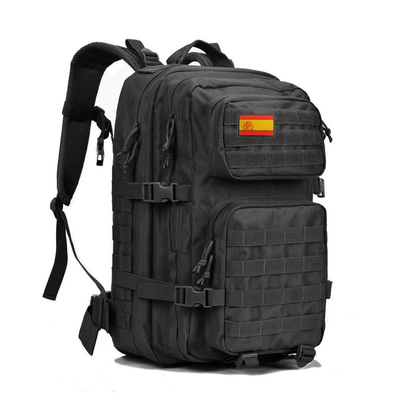 45L тактический рюкзак военный мужской мешок 3P штурмовая атака большая армейская тактика Рюкзак Molle Открытый Туризм Кемпинг Охота - Цвет: SPE Logo Black